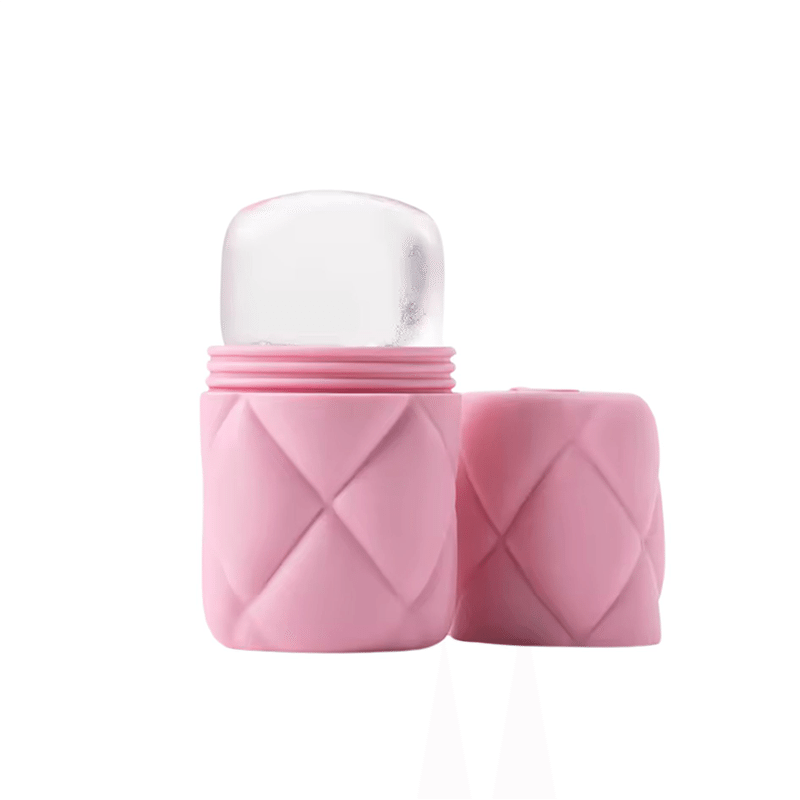 Quilted Face/Body Ice Cube Roller (Pink)