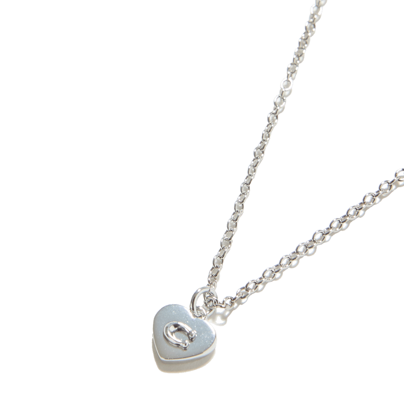 Necklace with Heart-Shaped Pendant
