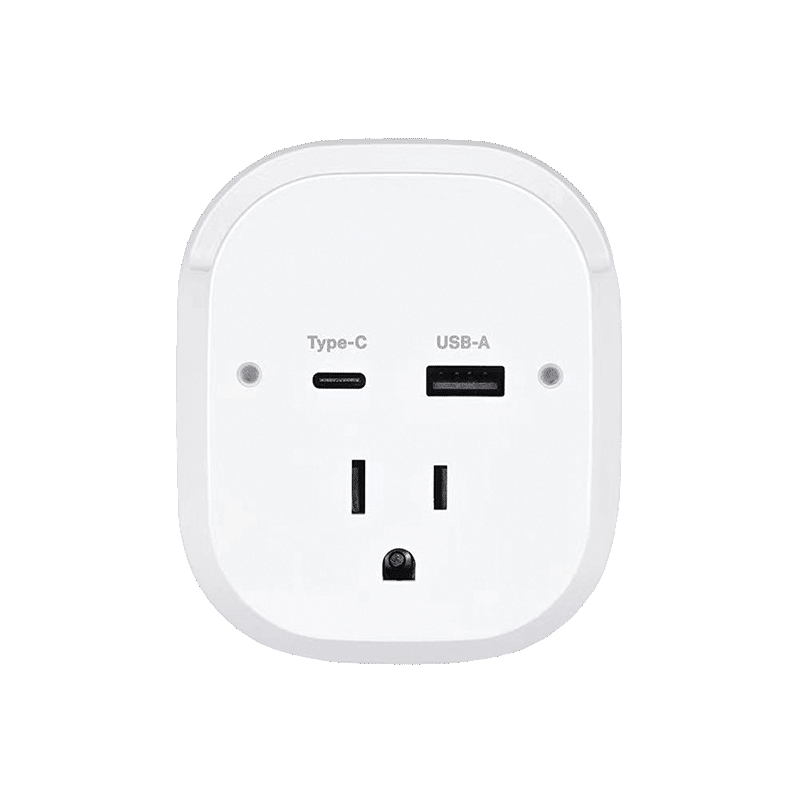 Multiport Surge Protector with Phone Holder