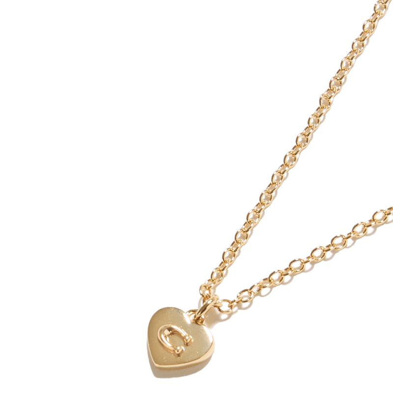 Necklace with Heart-Shaped Pendant