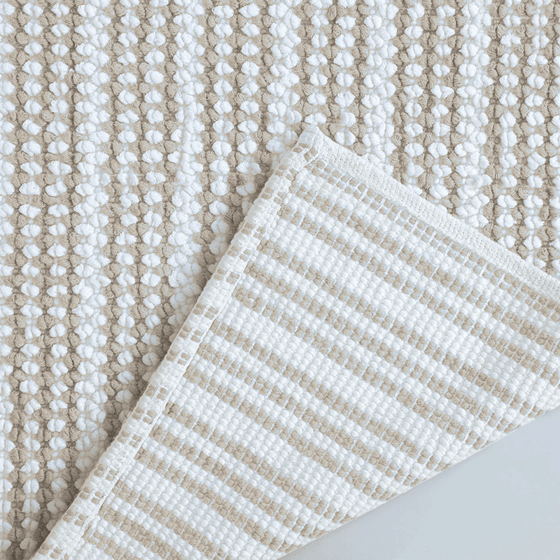 Martex Contrast Stripe Sand Bath Rug