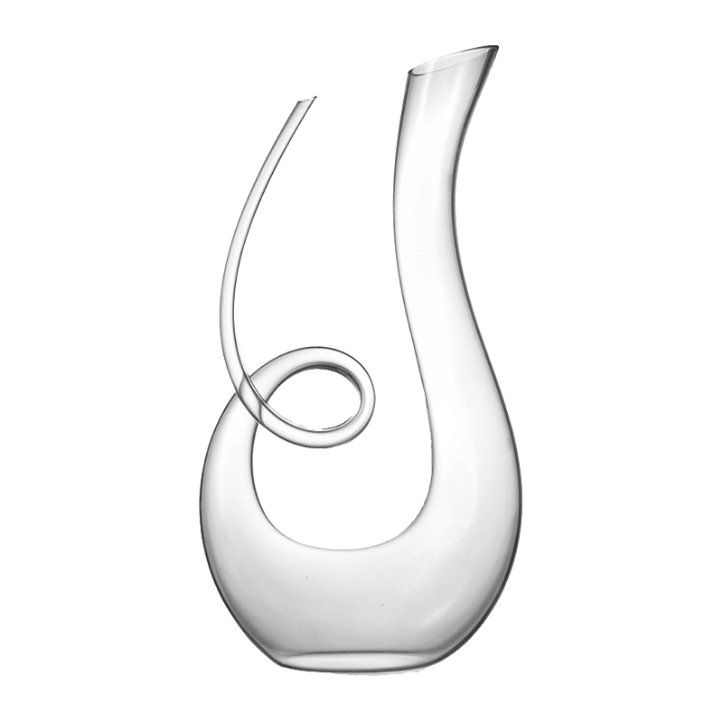 Contemporary Glass Wine Carafe