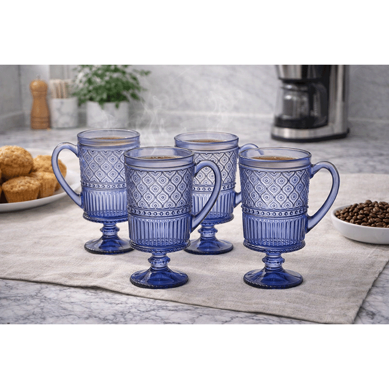 Claro Floral Mug (Set of 4)