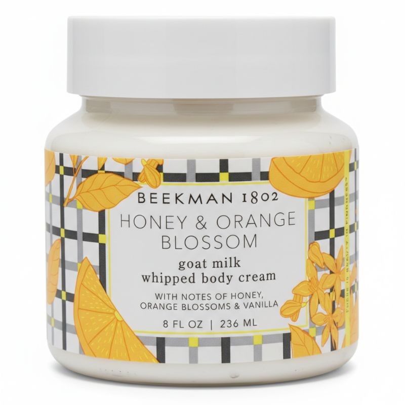 Honey and Orange Blossom Whipped Body Cream