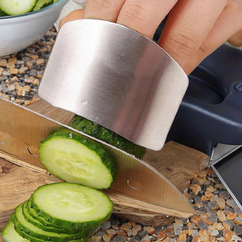 Stainless Steel Kitchen Finger Guard (2 Pack)
