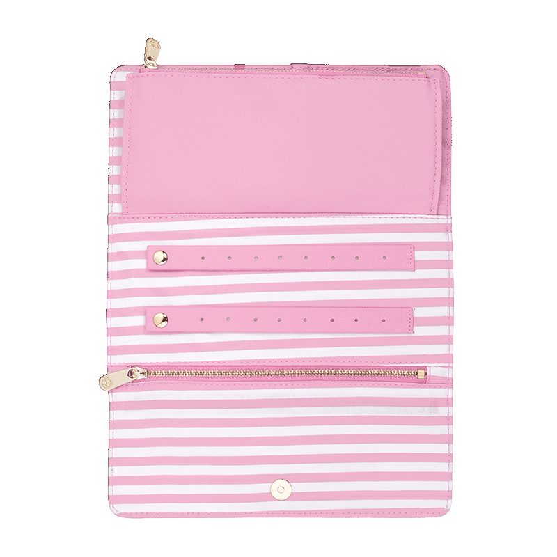 Travel Jewelry Organizer, Pink Magnolia