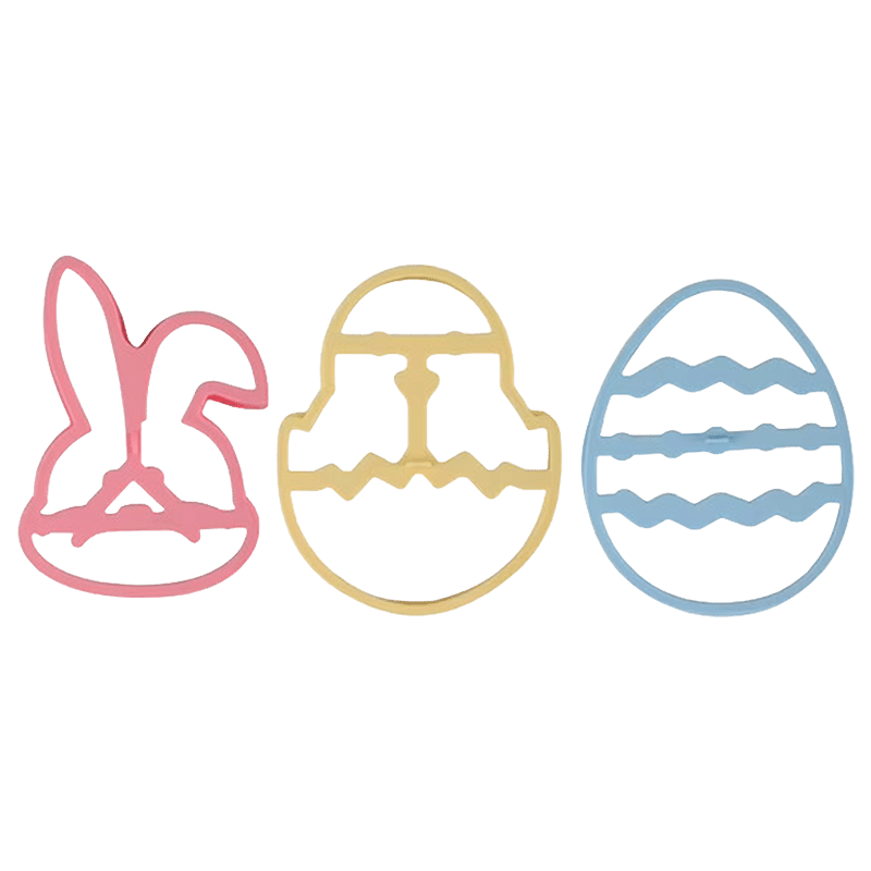 3 Piece Easter Pancake Mold Set