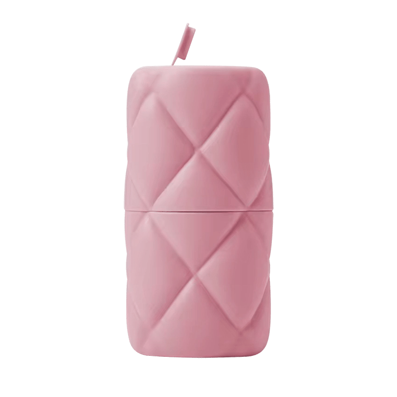 Quilted Face/Body Ice Cube Roller (Pink)