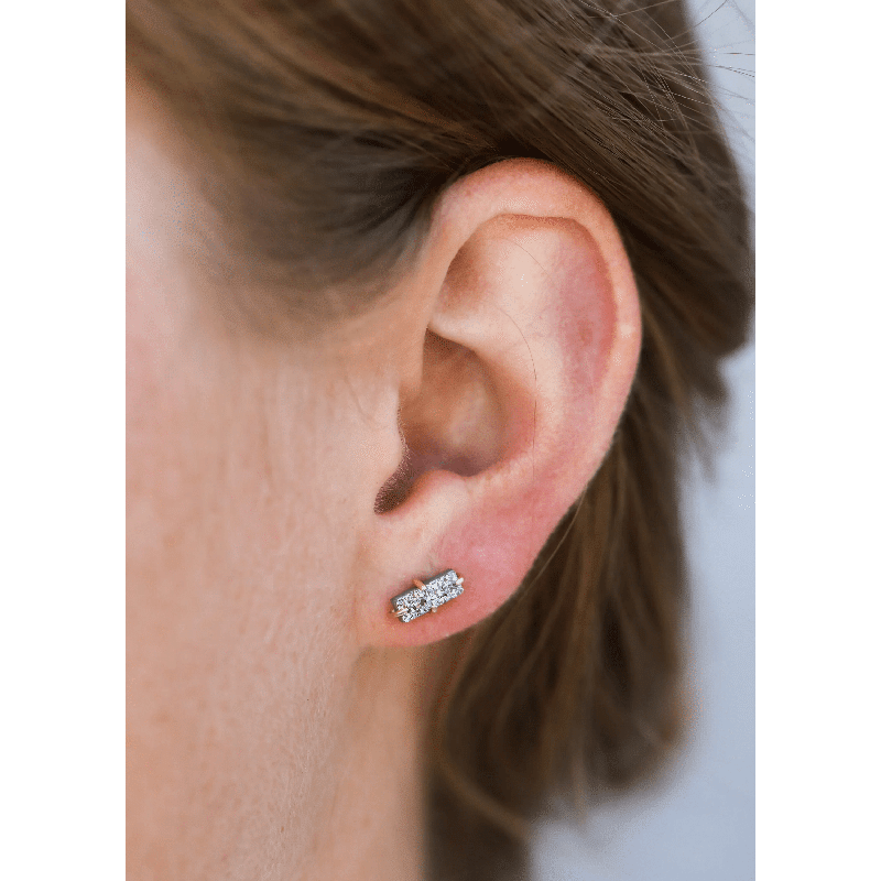 Druzy Bar - Silver