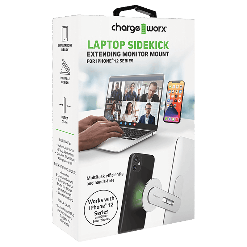 Laptop Sidekick Phone Holder