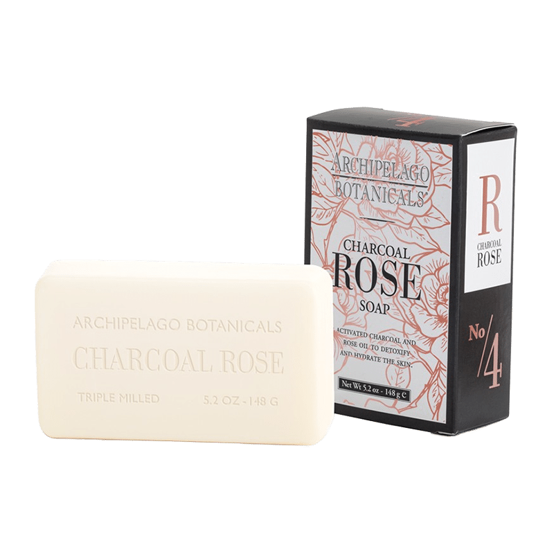 Charcoal Rose All Natural Bar Soap