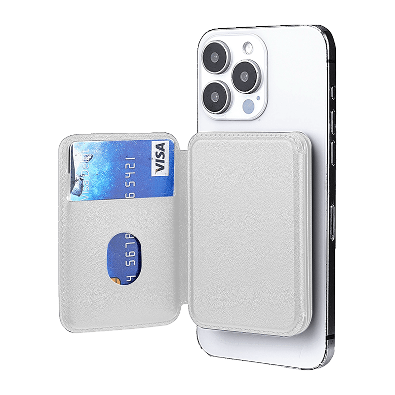 MagSafe Compatible Tri-Fold Wallet with Mirror