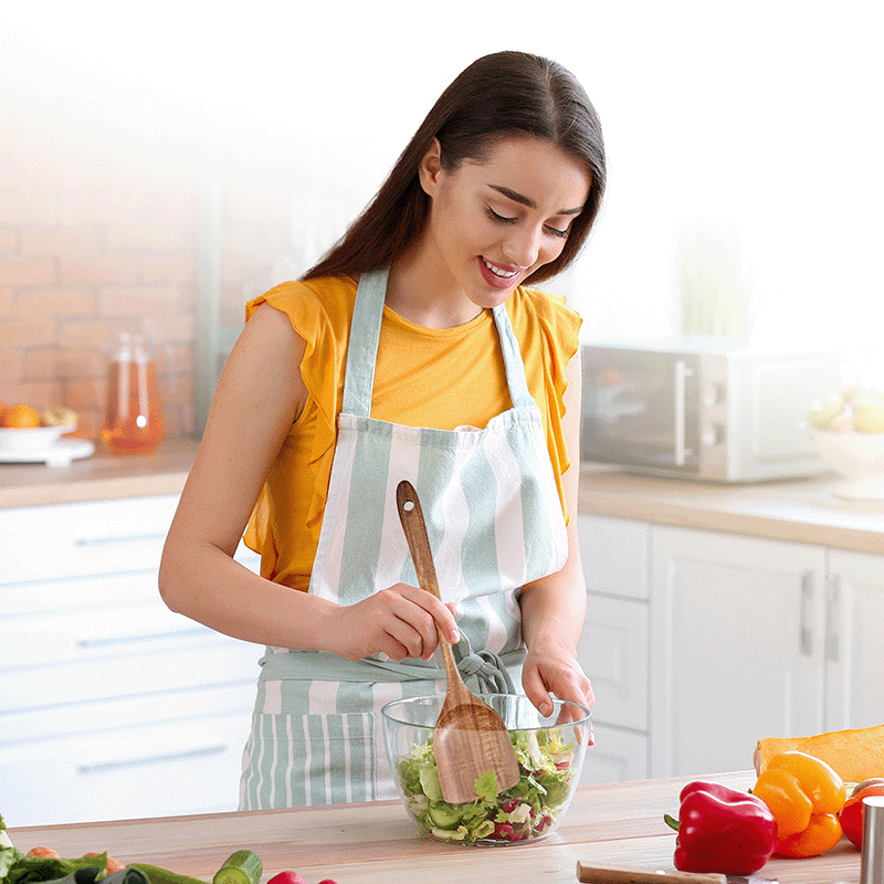 Teak Wood Utensils (4 Pack)