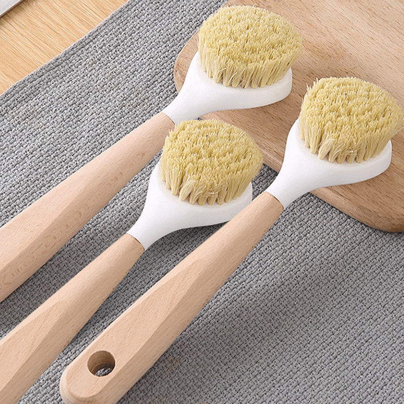 Long Handle Dual Sided Dish Brush (3 Pack)