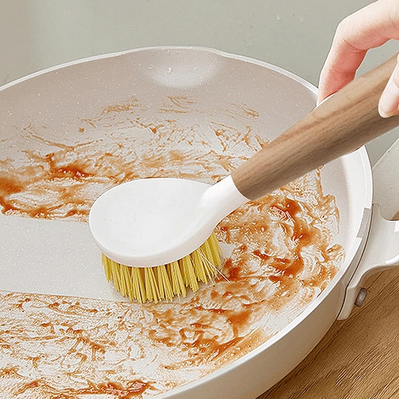 Long Handle Dual Sided Dish Brush (3 Pack)