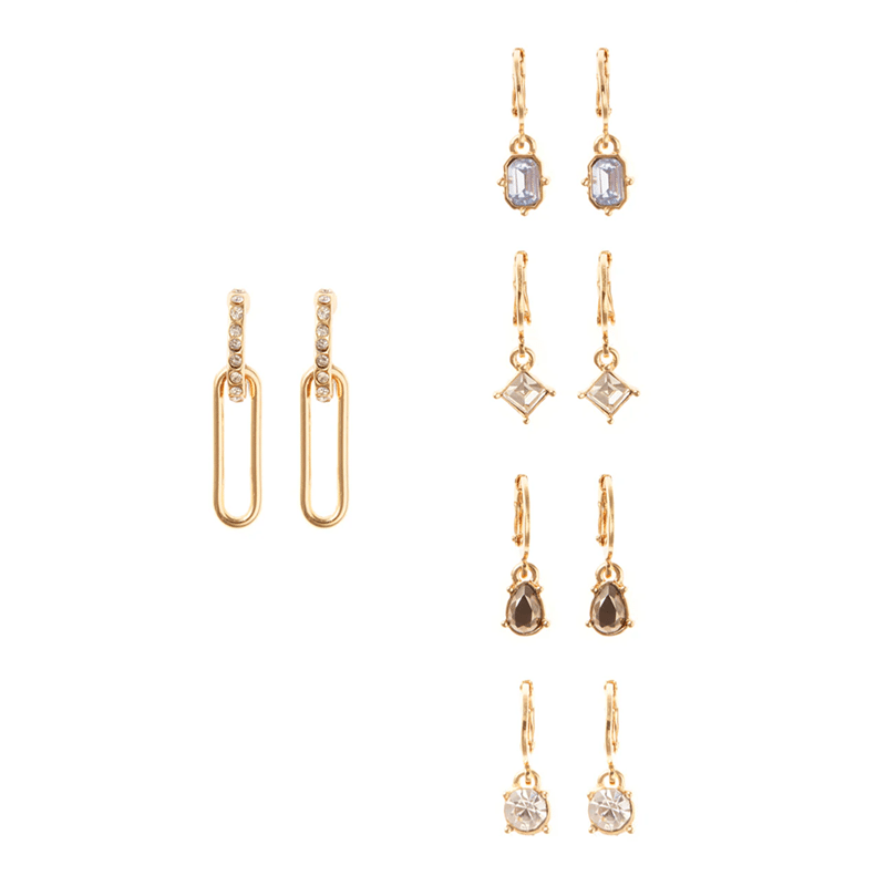 Charm Earring Set of 4