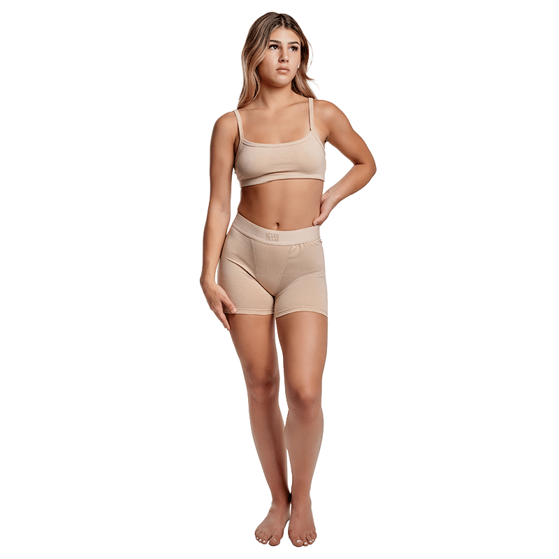 Cotton Scoop Bralette