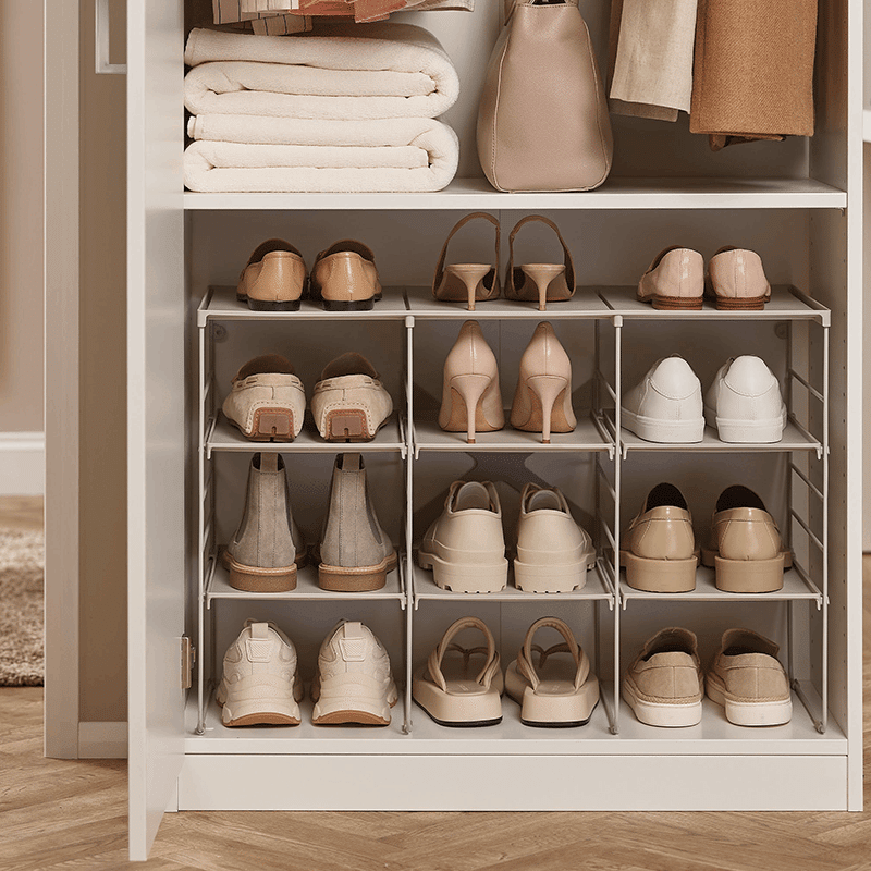 Level Plus Adjustable Shoe Rack (Triple)