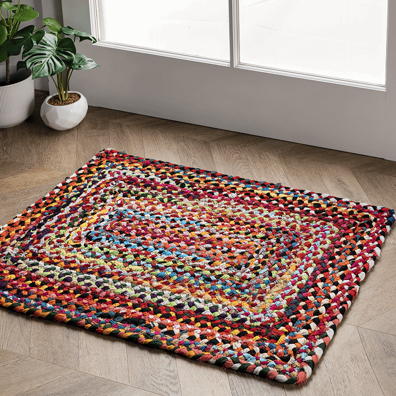 Tammara Bohemian Hand Braided Area Rug