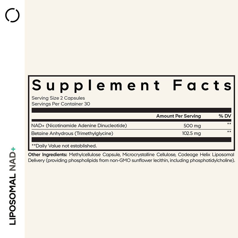 Liposomal NAD+
