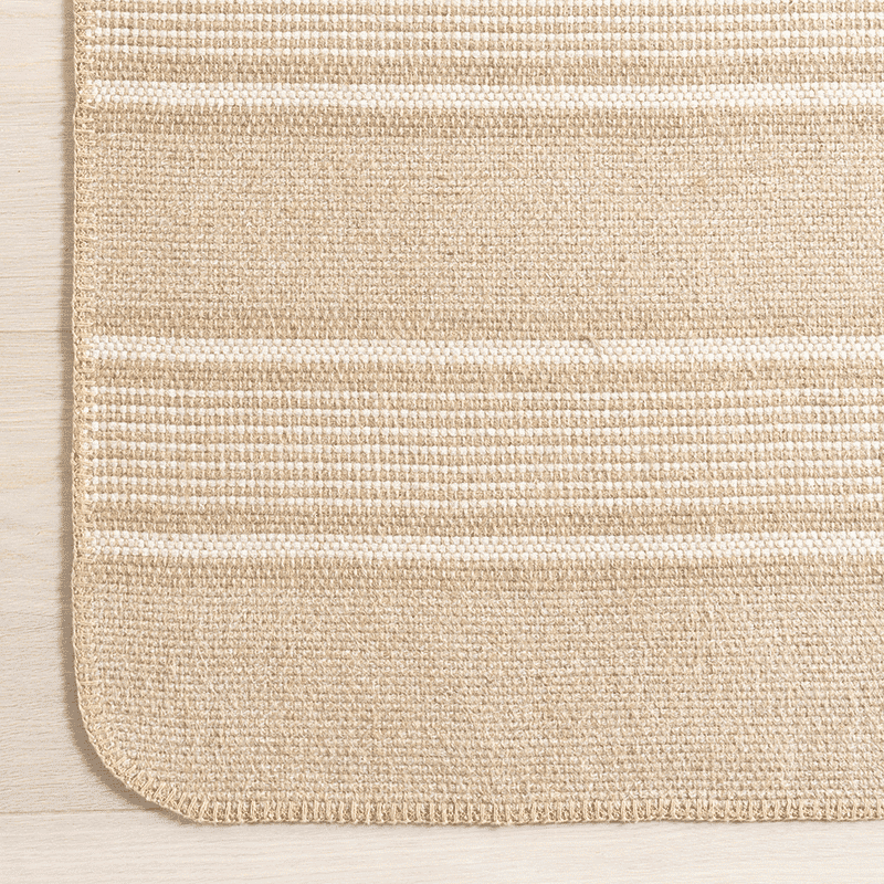 Anaya Striped Jute Area Rug