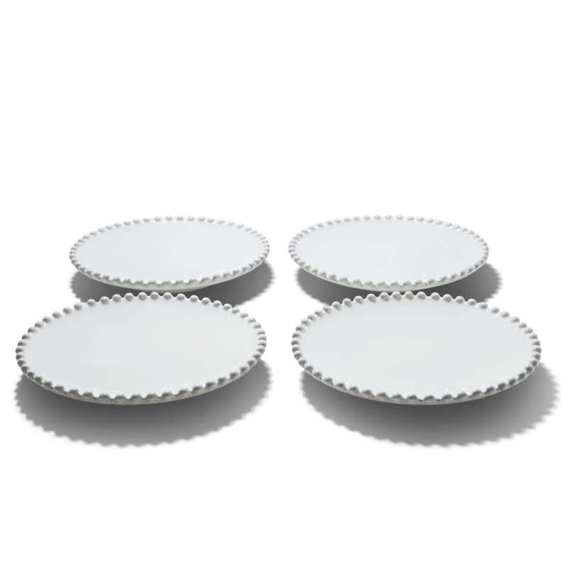 Set of 4 Appetizer Plates (Pearl Collection)