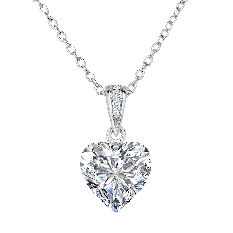 Sterling Silver Heart Shaped Necklace