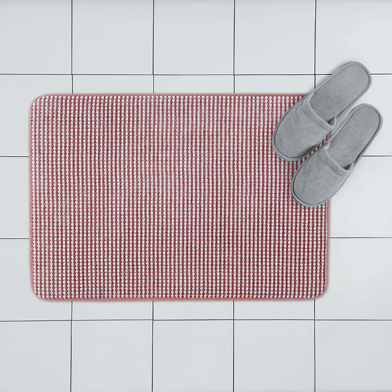 Vellux Bliss Memory Foam Berry Bath Rug