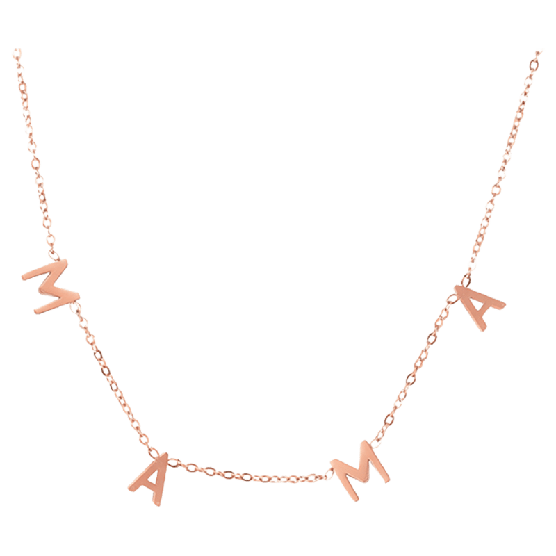 18K Gold Plated "Mama" Necklace