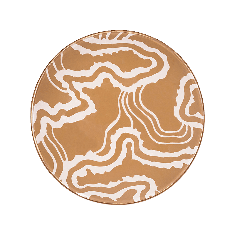 Round Glass Tray, Arp