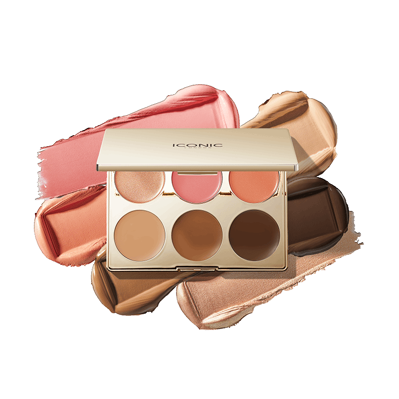 Cream Blush Bronze Highlighter Palette