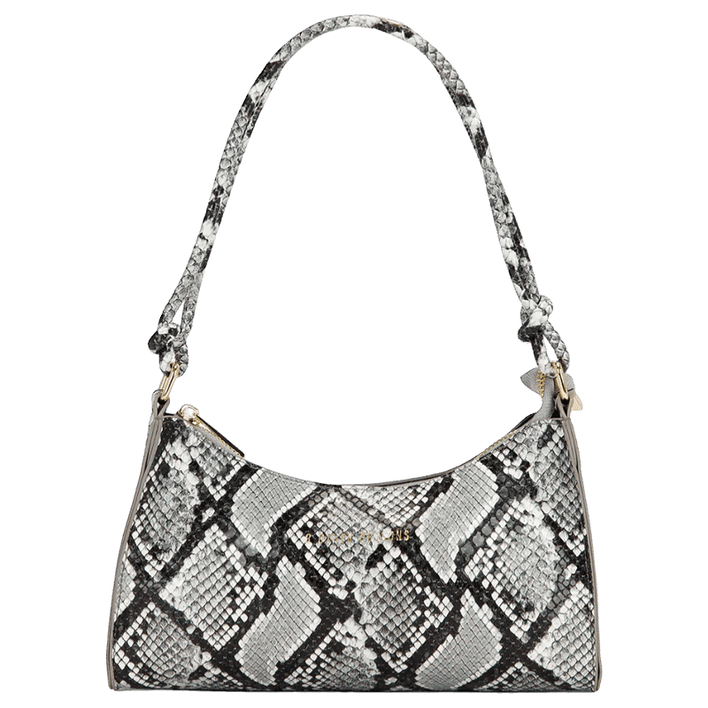 Snake Print Shoulder Bag
