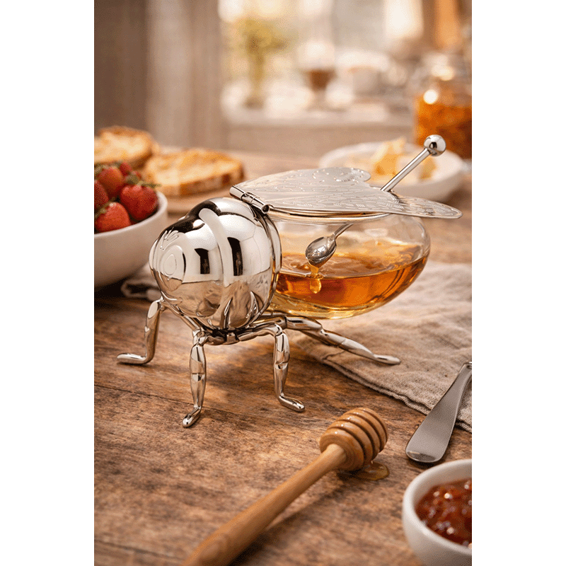 Charming Bee Honey Pot