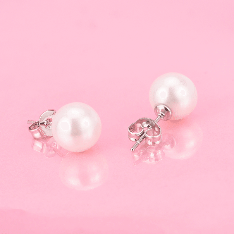 18K Gold Plated Cultured Pearl Earring