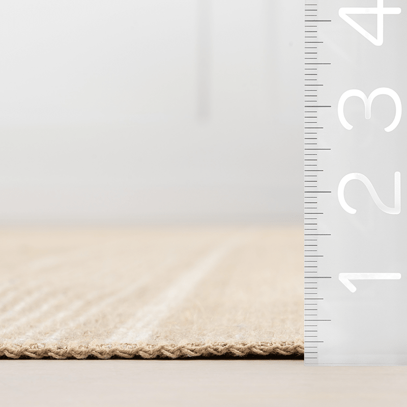 Anaya Striped Jute Area Rug