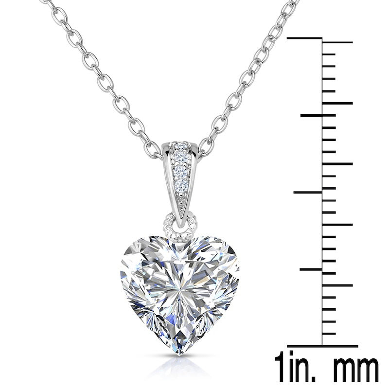 Sterling Silver Heart Shaped Necklace