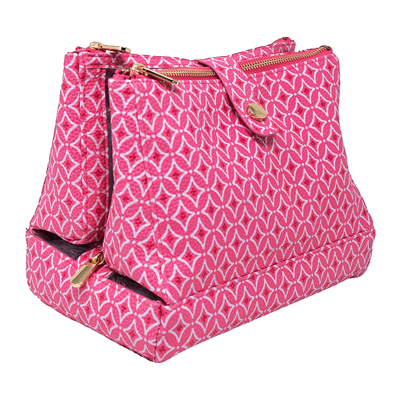 Travel Cosmetic Pouch, Pink