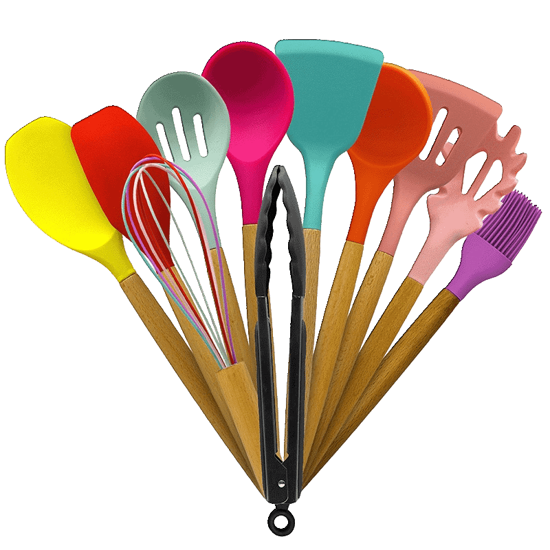 12 Piece Silicone Utensil Set