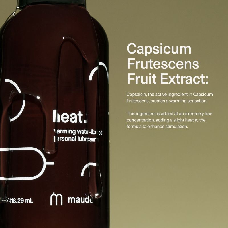 Heat warming water-based personal lubricant