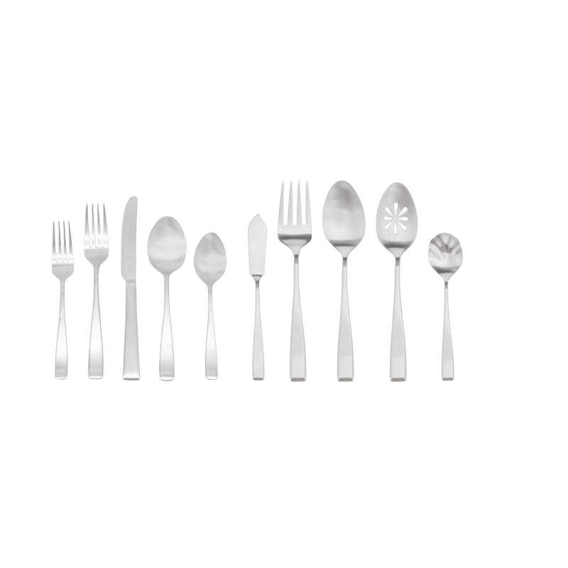 Tuxedo Matte Silverware Set