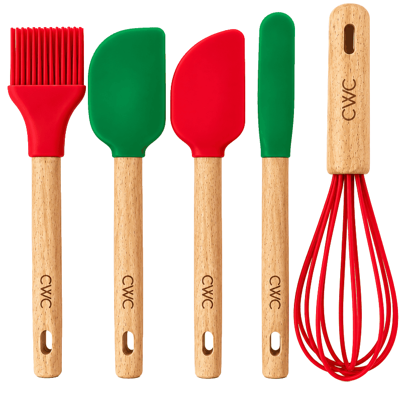 5 Piece Holiday Mini Utensil Set