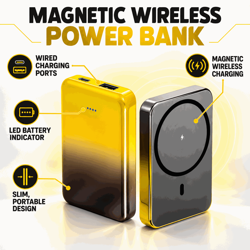5,000 mAh Metallic Ombre Powerbank