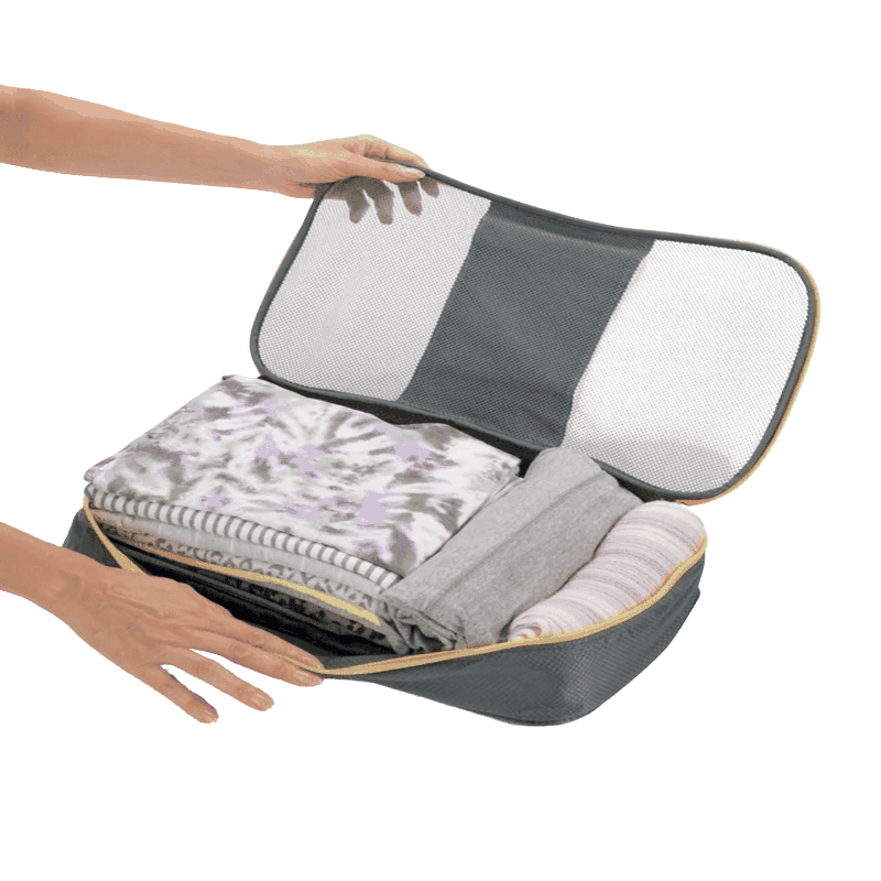 Zipcubes (3 Pack) Large + Laundry/Shoe Bag