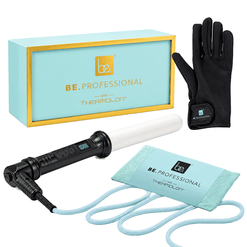 1.5" Thermolon Curling Wand with Glove & Heat Mat