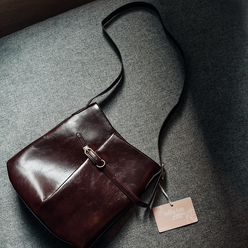 Belted Bag in Rosewood