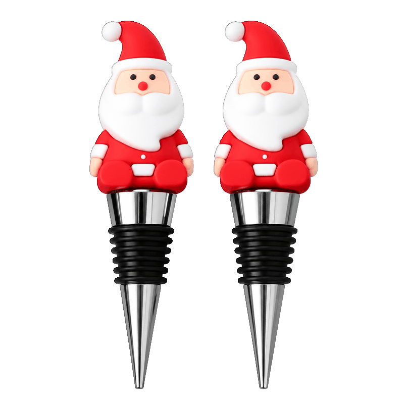 Santa Claus Wine Stopper (2 Pack)