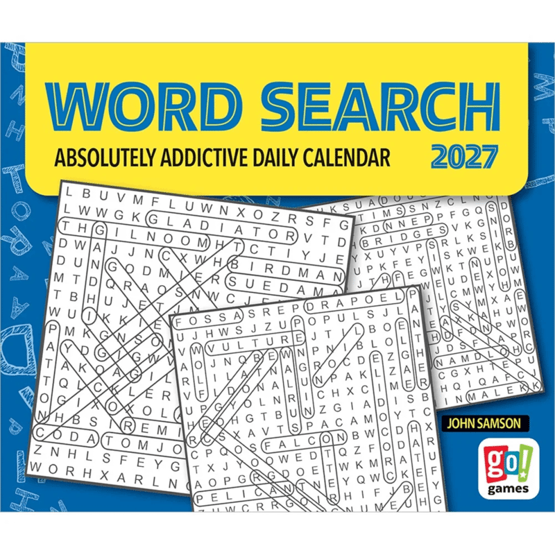 Word Search 2027 Box Cal Ink