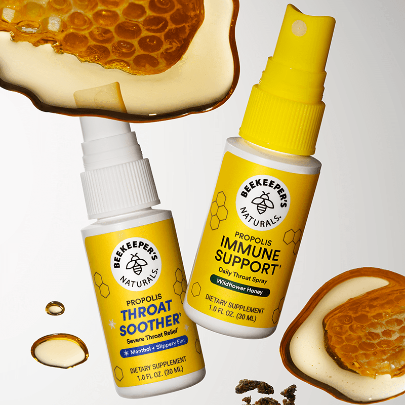 Bundle of Propolis Immune Support Spray + Propolis Throat Soother Spray