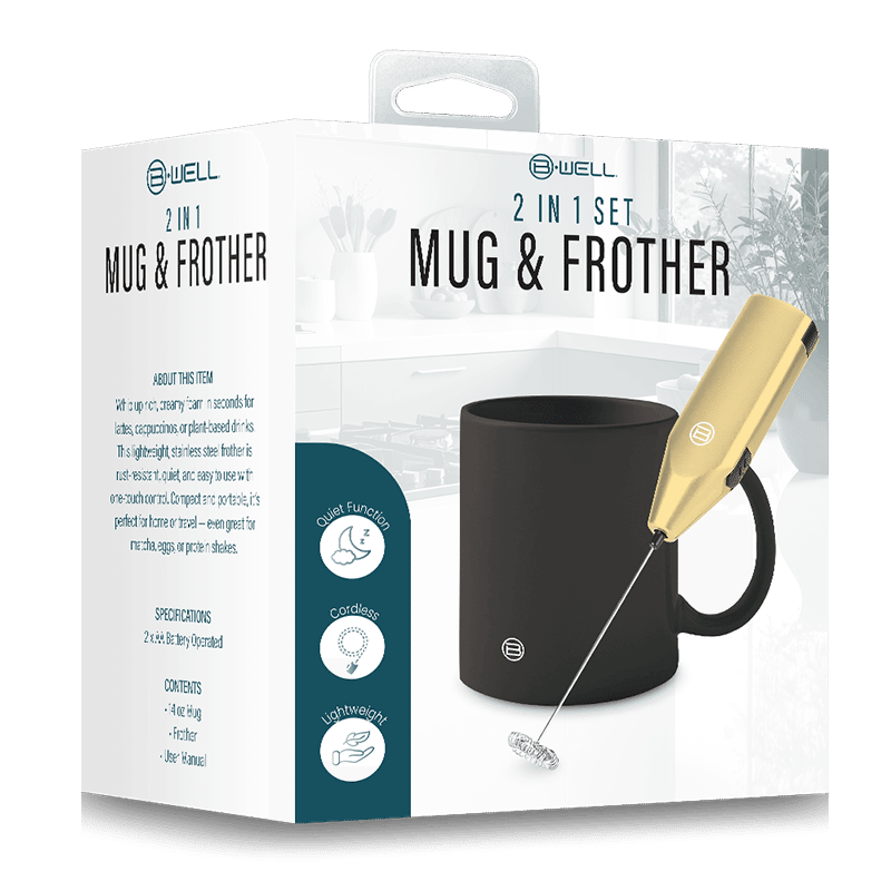 2in1 Mug/Frother Set