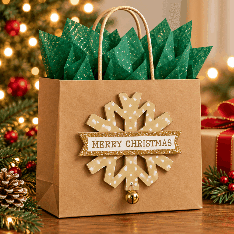Christmas 3D Gift Trim (6 Pack)